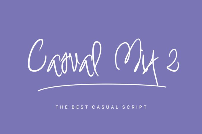 Casual Mix 2 Font - Featured Image