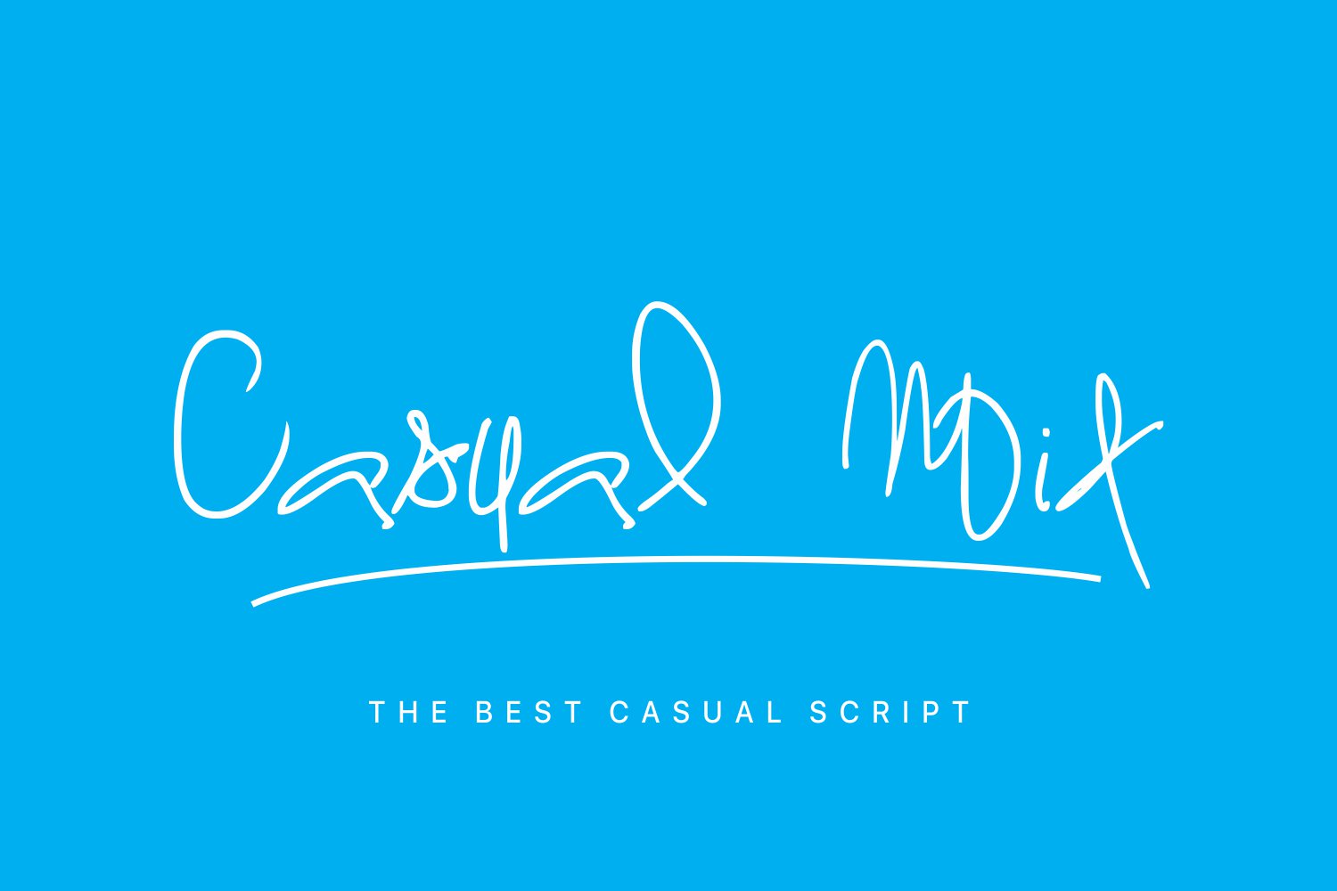 Casual Mix Font - Featured Image