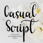 Casual Script Font - Featured Image