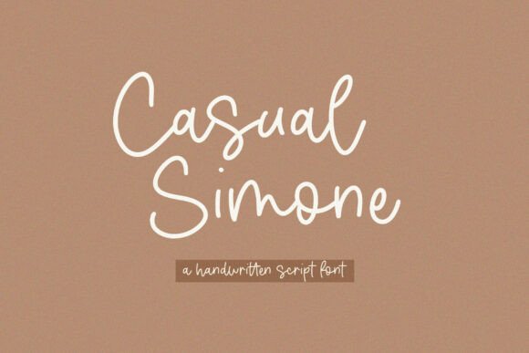 Casual Simone Font - Featured Image