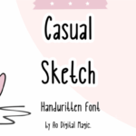 Casual Sketch Font - Featured Image
