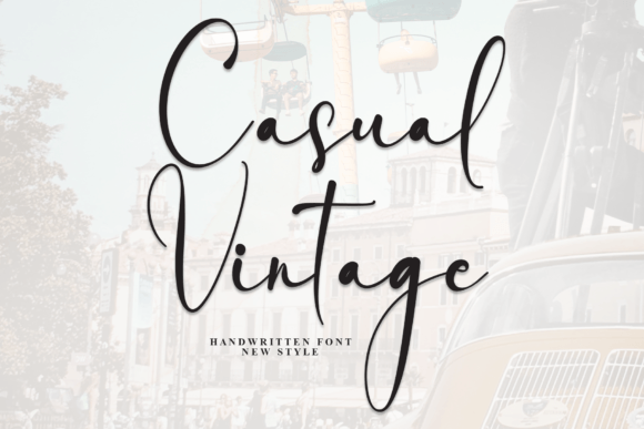 Casual Vintage Font - Featured Image