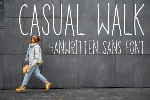 Casual Walk Font - Featured Image