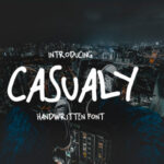 Casualy Font - Featured Image