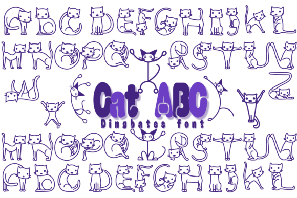 Cat Abc Font - Featured Image