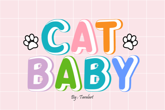 Cat Baby Font - Featured Image