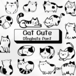Cat Cute Font - Featured Image
