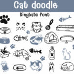 Cat Doodle Font - Featured Image