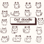 Cat Doodle Font - Featured Image