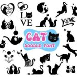 Cat Doodle Font - Featured Image