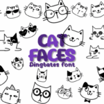 Cat Faces Font - Featured Image
