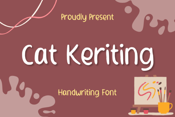 Cat Keriting Font - Featured Image