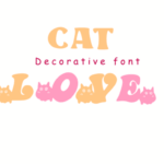 Cat Love Font - Featured Image