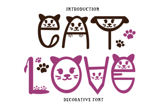 Cat Love Font - Featured Image