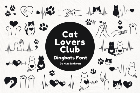 Cat Lovers Club Font - Featured Image