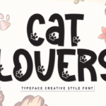 Cat Lovers Font - Featured Image