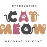 Cat Meow Font - Featured Image