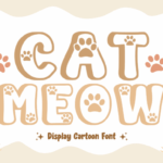 Cat Meow Font - Featured Image