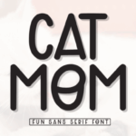 Cat Mom Font - Featured Image