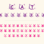 Cat Monogram Font - Featured Image