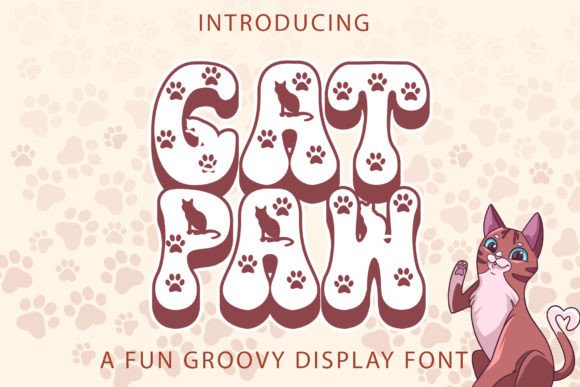 Cat Paw Font - Featured Image