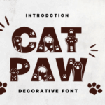 Cat Paw Font - Featured Image