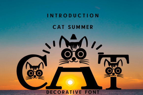 Cat Summer Font - Featured Image