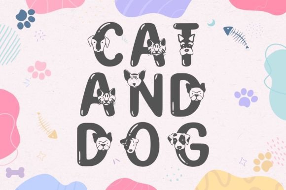 Cat and Dog Font - Featured Image