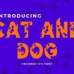 Cat and Dog Font - Featured Image