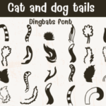 Cat and Dog Tails Font - Featured Image