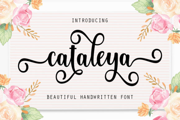 Cataleya Script Font - Featured Image