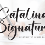 Catalina Signature Font - Featured Image
