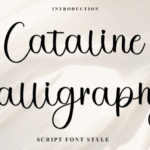 Cataline Calligraphy Font - Featured Image