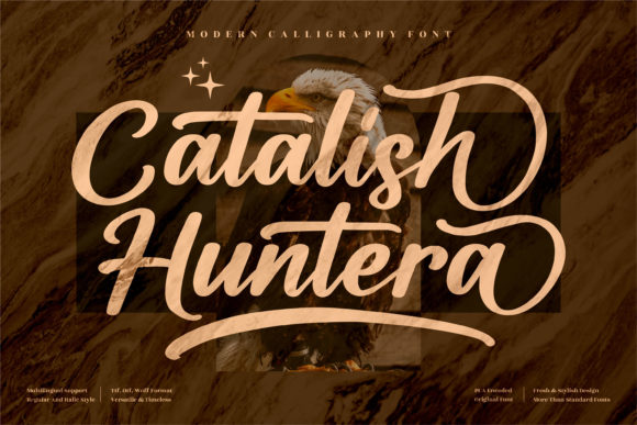 Catalish Huntera Font - Featured Image