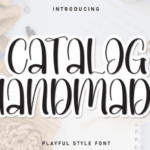 Catalog Handmade Font - Featured Image