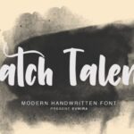 Catch Talent Font - Featured Image