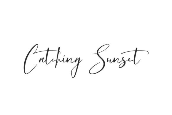 Catching Sunset Font - Featured Image