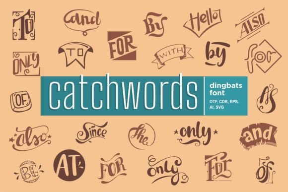 Catchwords Font - Featured Image