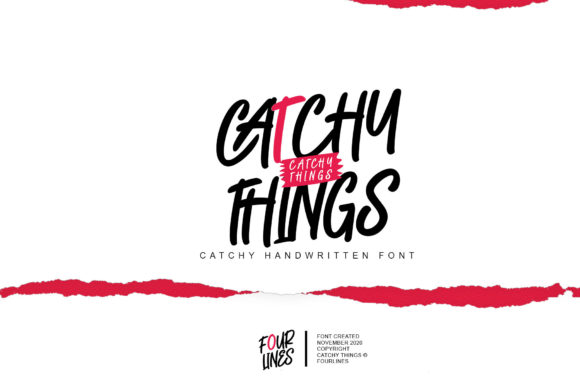 Catchy Things Font - Featured Image