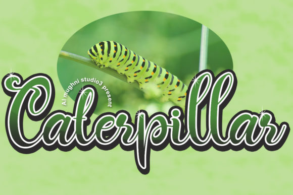 Caterpillar Script Font - Featured Image