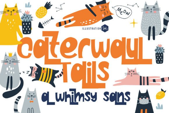 Caterwaul Tails Font - Featured Image
