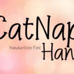 Catnap Hand Font - Featured Image