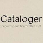Catologer Font - Featured Image